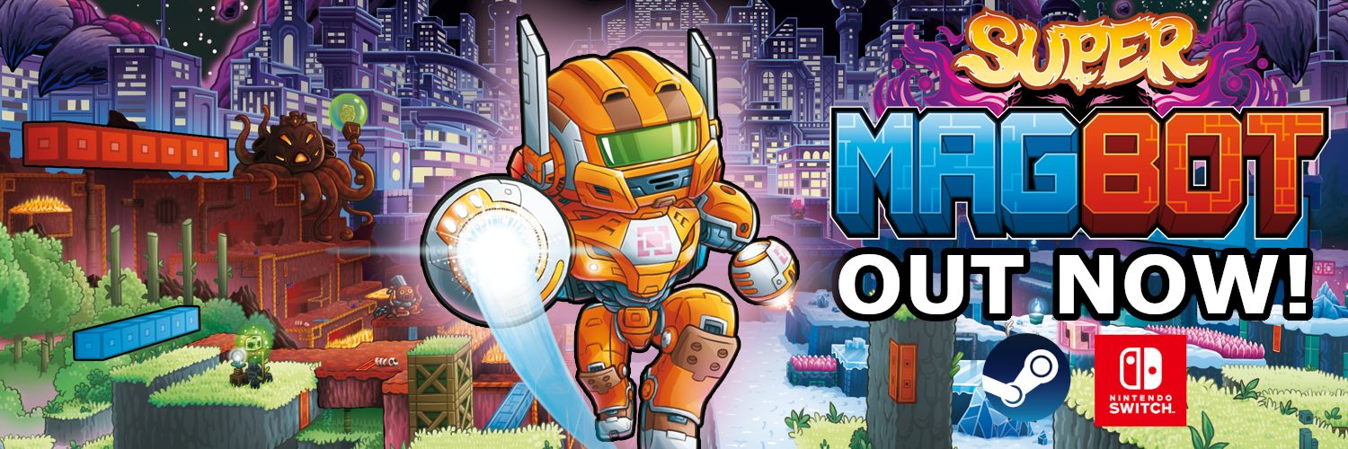 Astral Pixel | Super Magbot OUT NOW! banner
