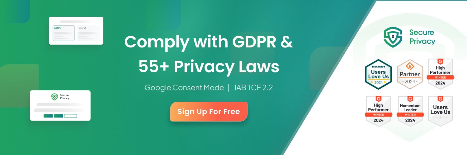 Secure Privacy's banner