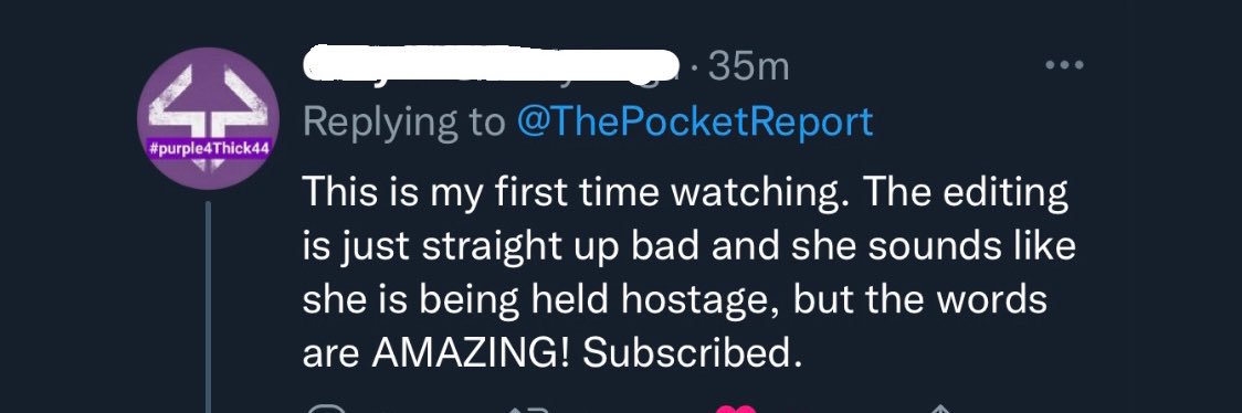 The Pocket Report's banner