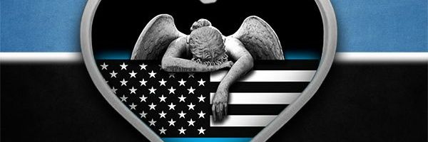 Back The Blue banner