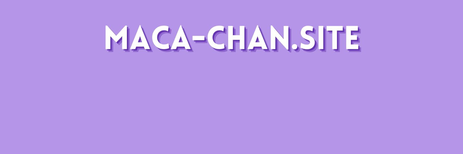 Maca-chan banner