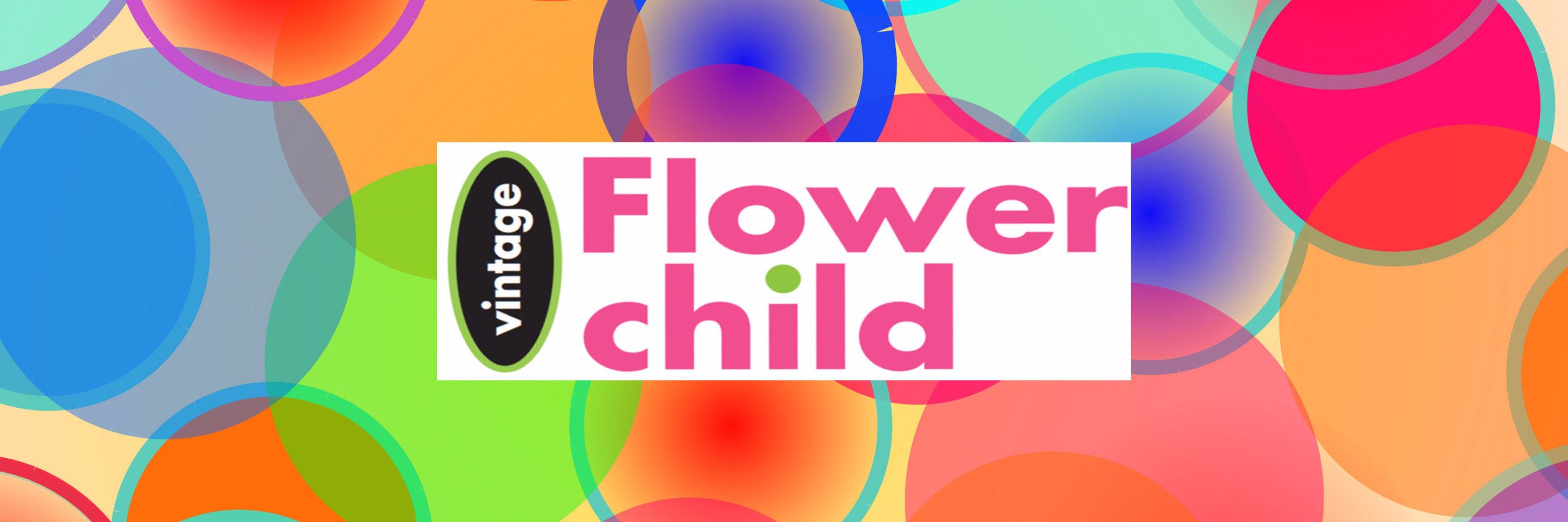 Flower Child Vintage banner