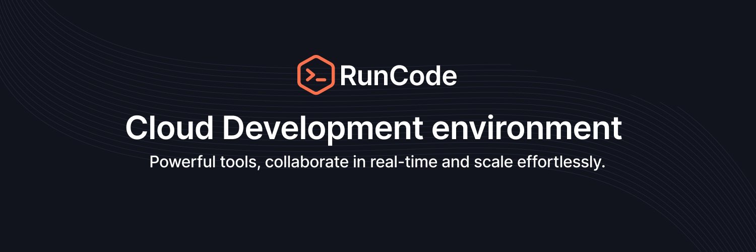 RunCode.io banner