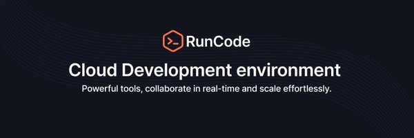 RunCode_io Profile Banner