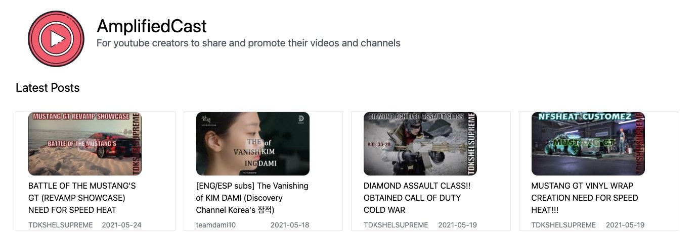 amplifiedcast's profile banner image
