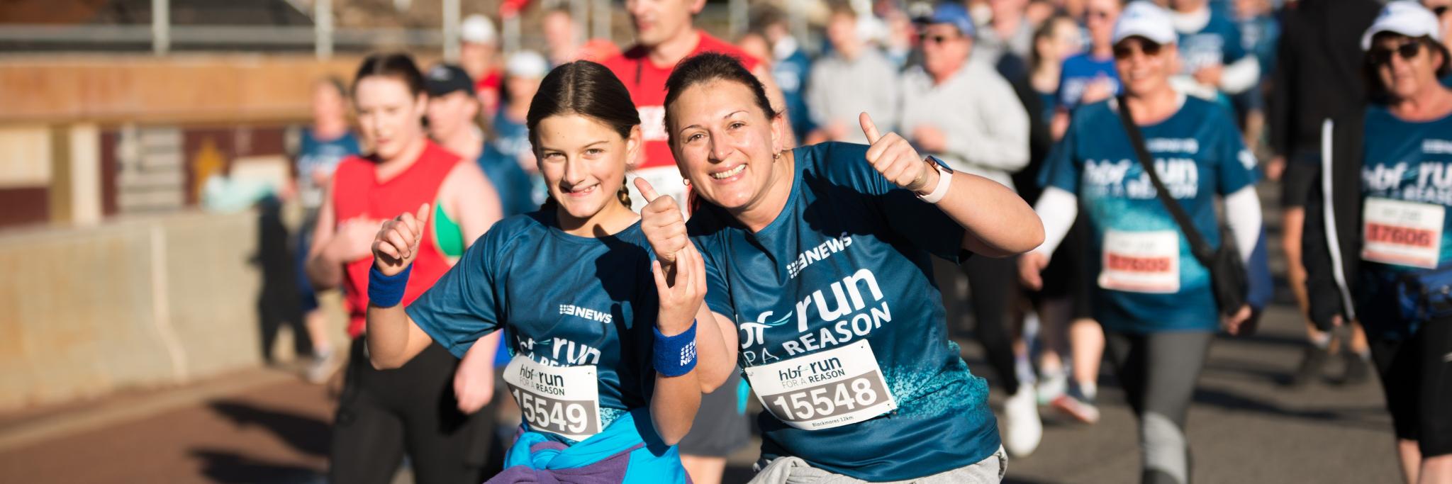 HBF Run for a Reason banner