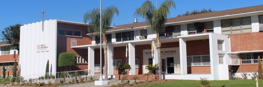 St. Pius X - St. Matthias Academy banner