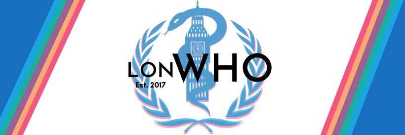 London Model WHO Simulation banner