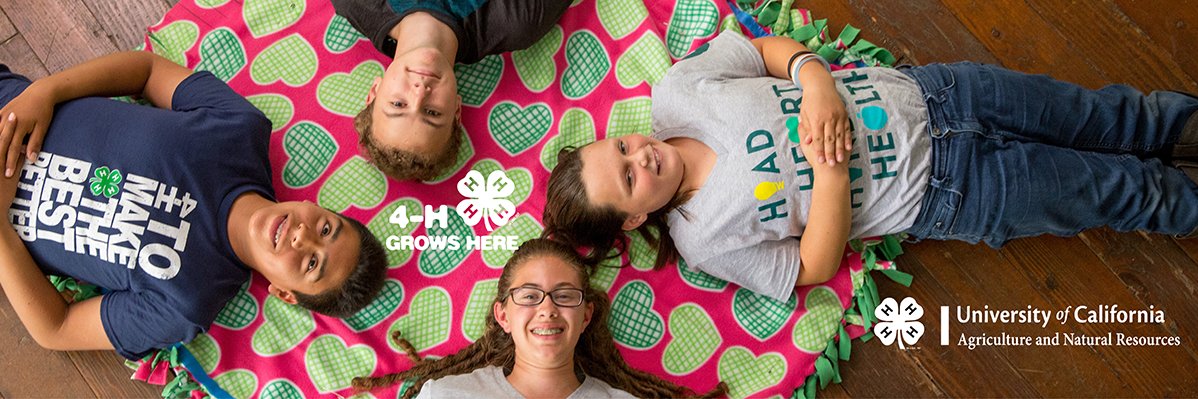 UCANR California 4-H banner