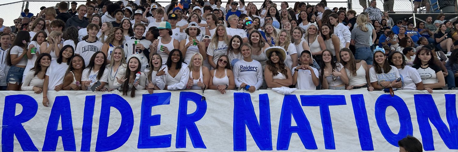 raider nation! 💙💛 banner