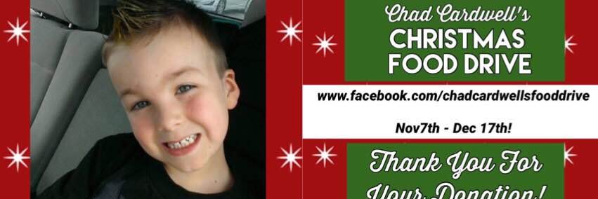 Chads Food Drive banner