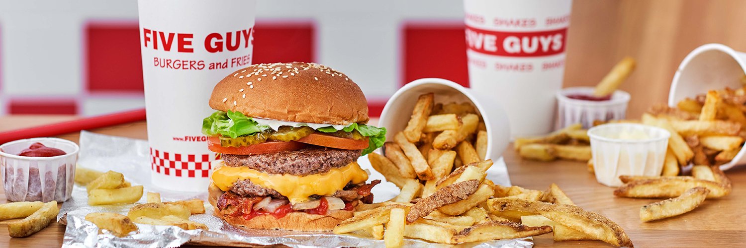 Five Guys UK banner