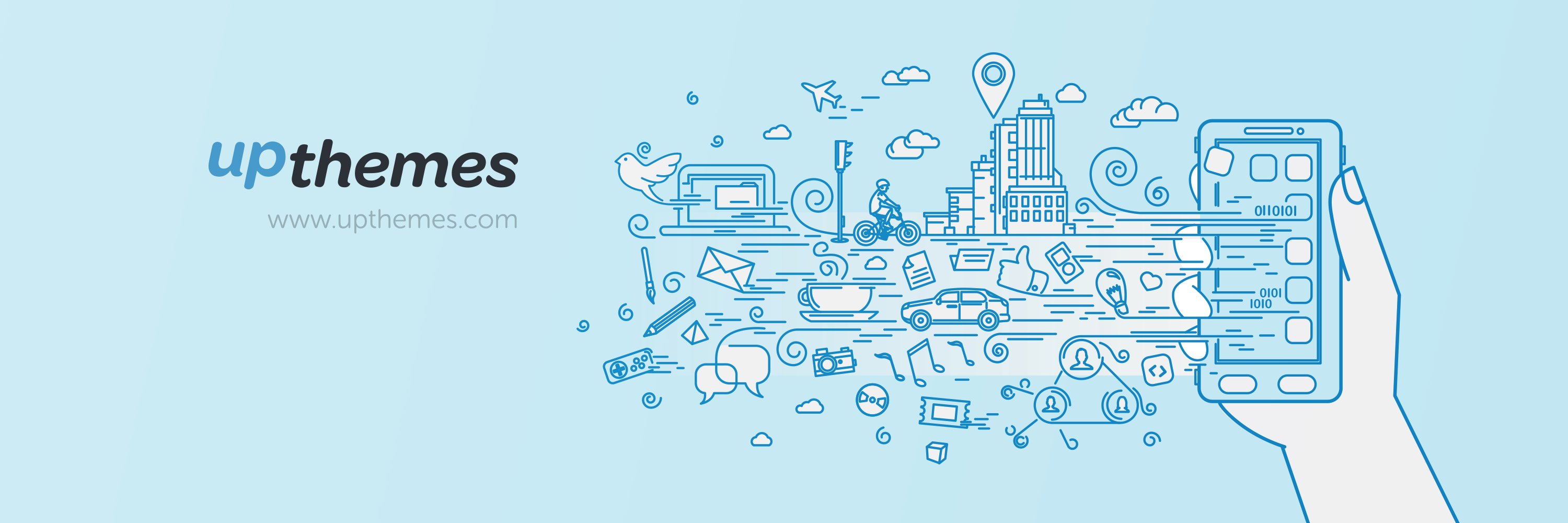 upthemes's profile banner image