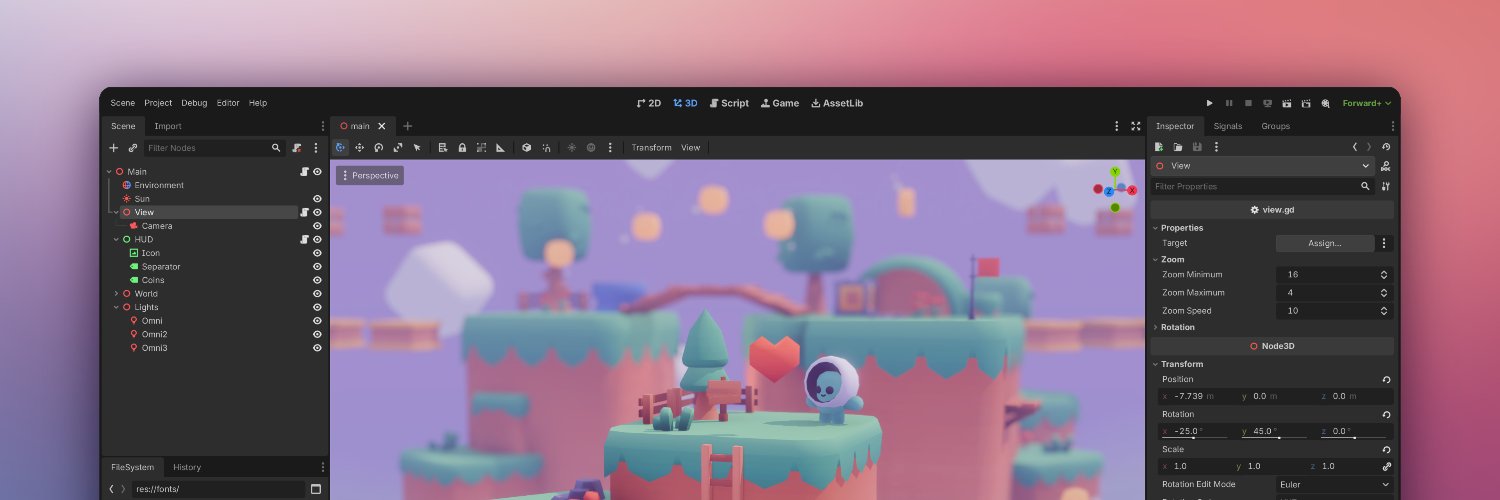 Godot Engine banner