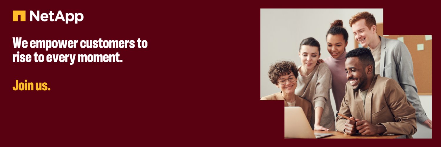 Life At NetApp banner