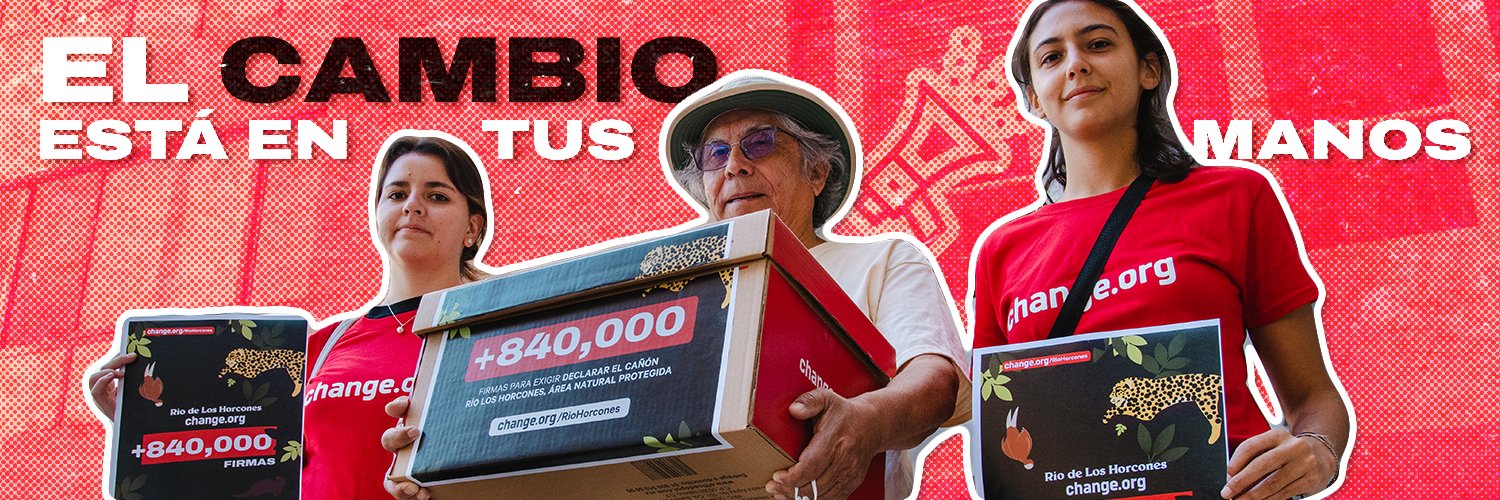 Change.org México banner