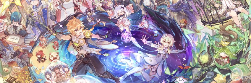 ✩ ༻ 𝐓𝐡𝐞 𝐆𝐞𝐧𝐬𝐡𝐢𝐧𝐯𝐞𝐫𝐬𝐞 ~ ☆ banner