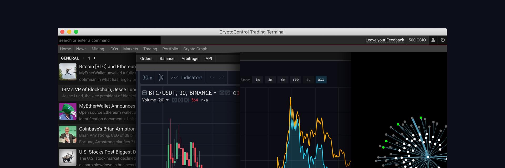 CryptoControl banner