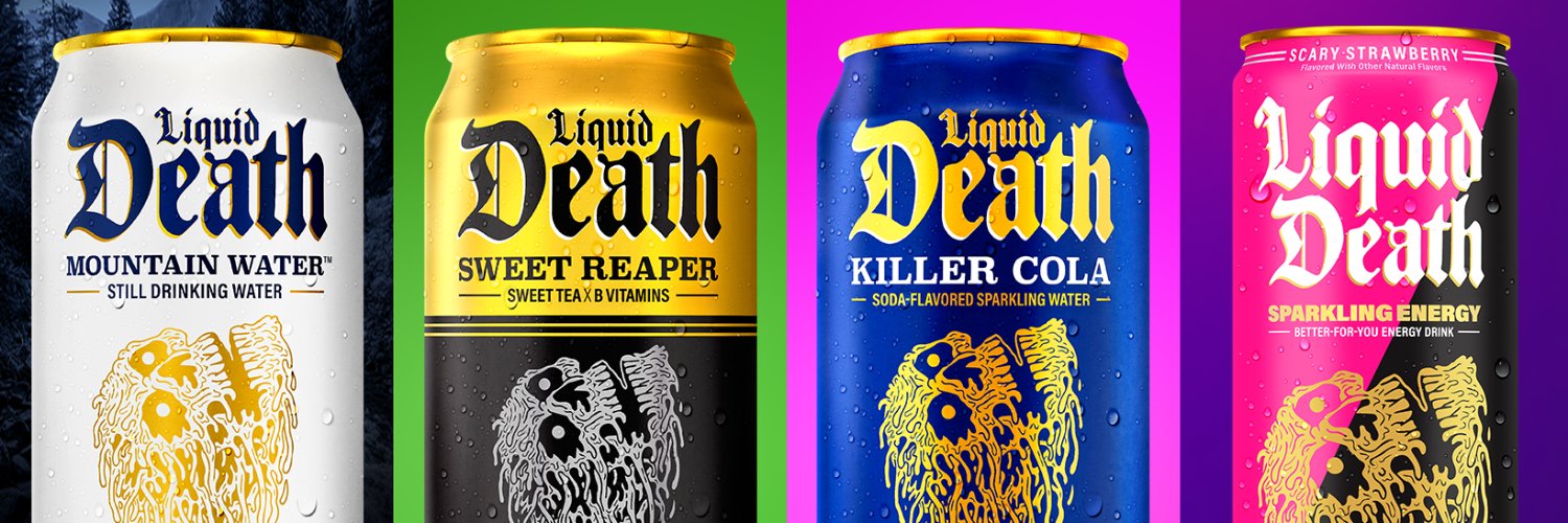 Liquid Death banner