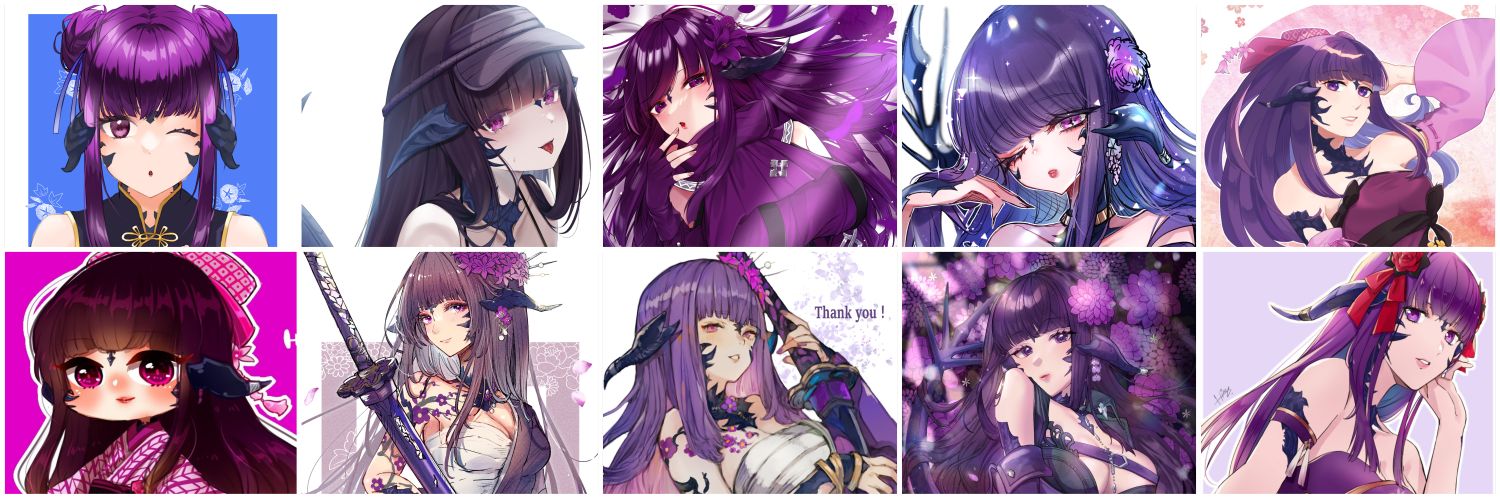 はぴ💜和風×紫アウラ's banner