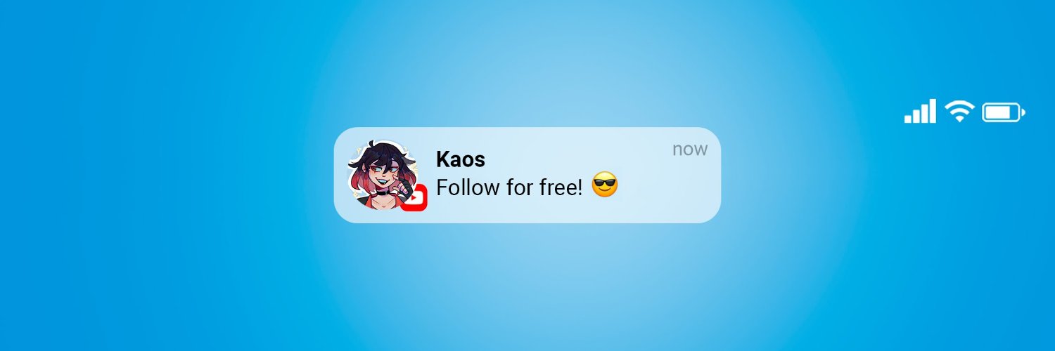 KaosManager's profile banner image