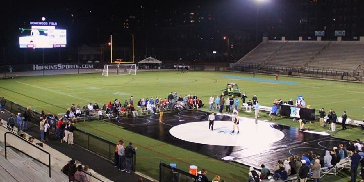 Hopkins Wrestling banner
