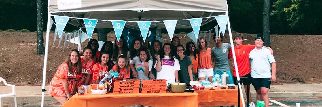 Hoover High School DECA banner