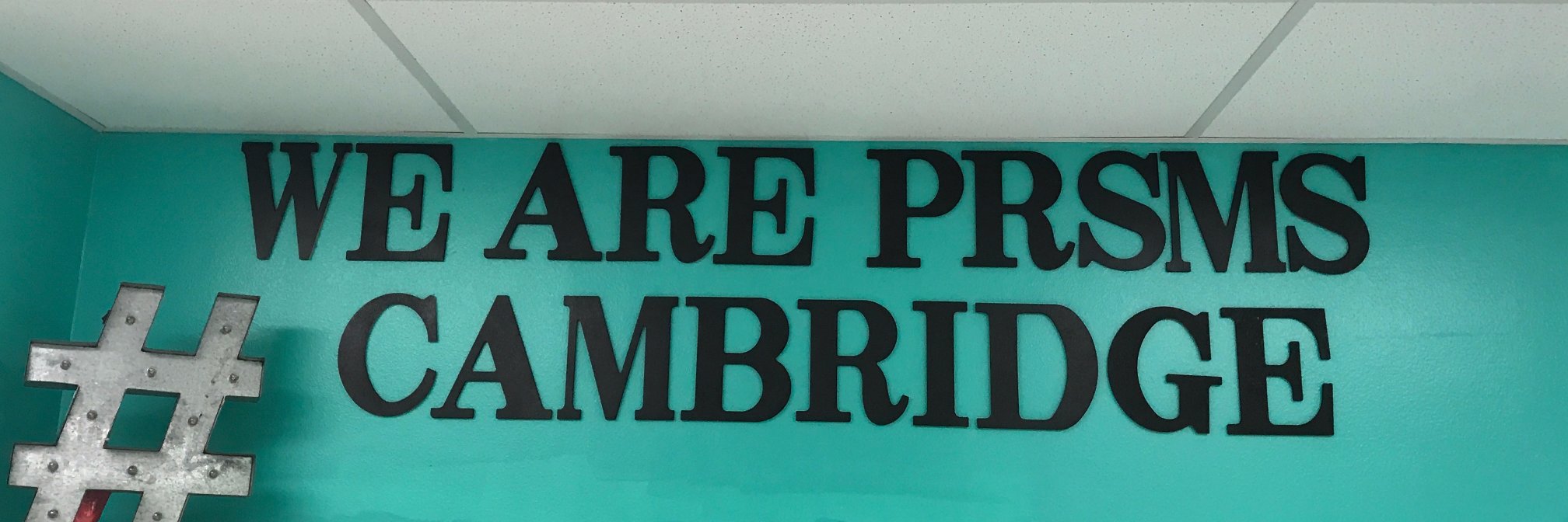 PRSMS Cambridge Team banner