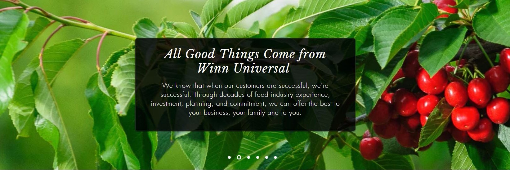 Winn Universal Inc. banner