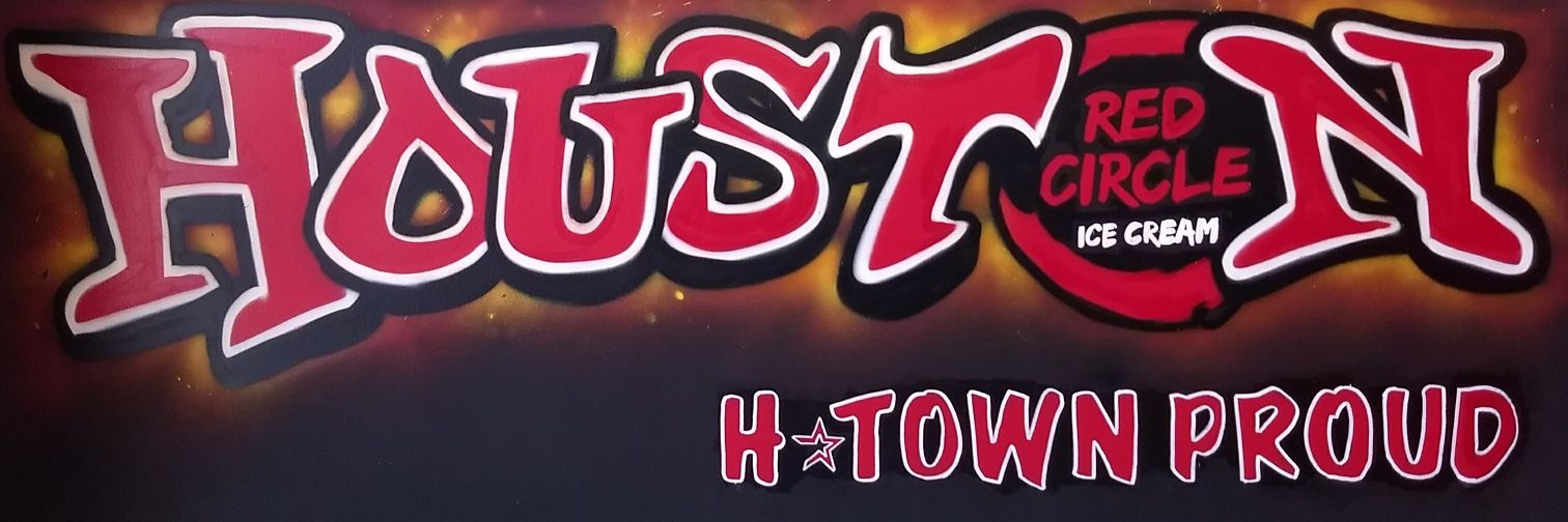 Red Circle Ice Cream banner