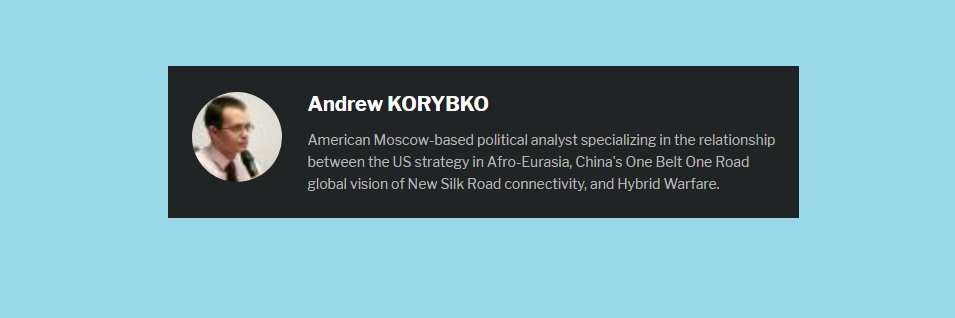Andrew Korybko, PhD's banner