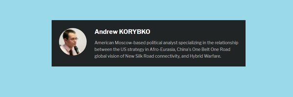 Andrew Korybko, PhD Profile Banner