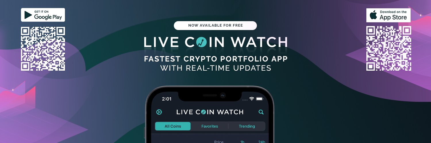 Live Coin Watch • Live Crypto Analytics Profile Banner