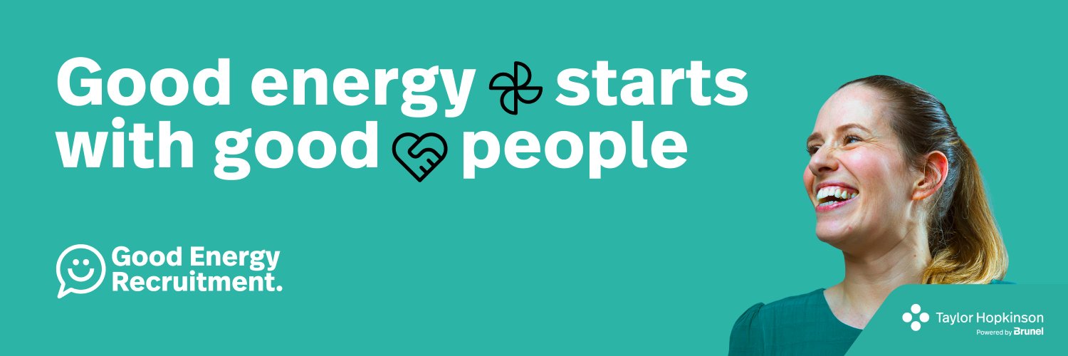 Taylor Hopkinson ⚡️ Good Energy Recruitment banner