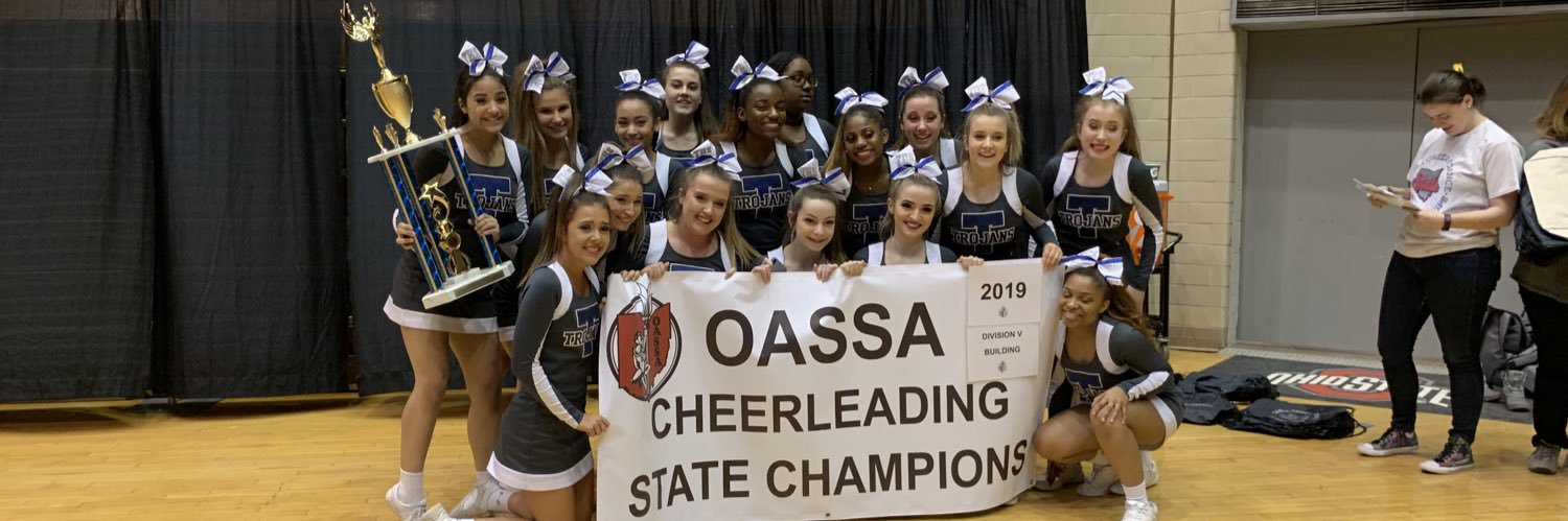 Trinity Cheerleading banner