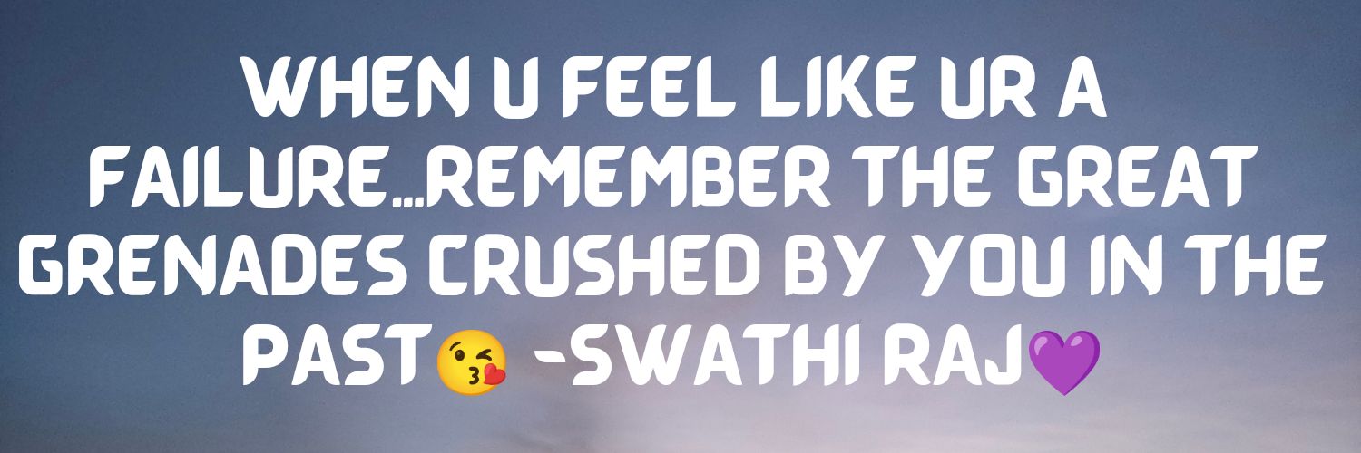 Swathiraj97's profile banner image