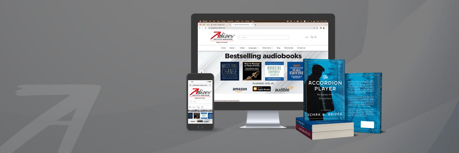 Adizes Publications banner