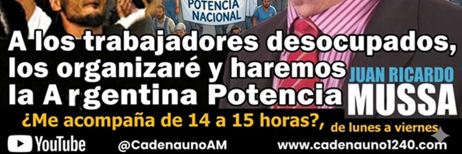 Juan Ricardo Mussa banner