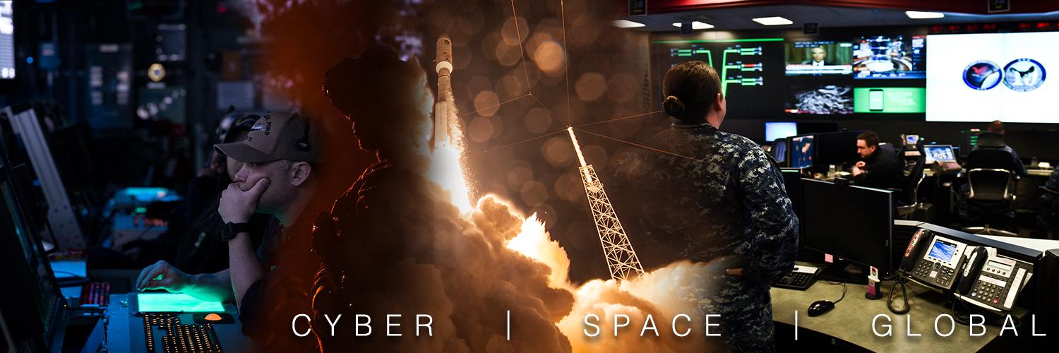 U.S. Fleet Cyber Command / Navy Space Command banner