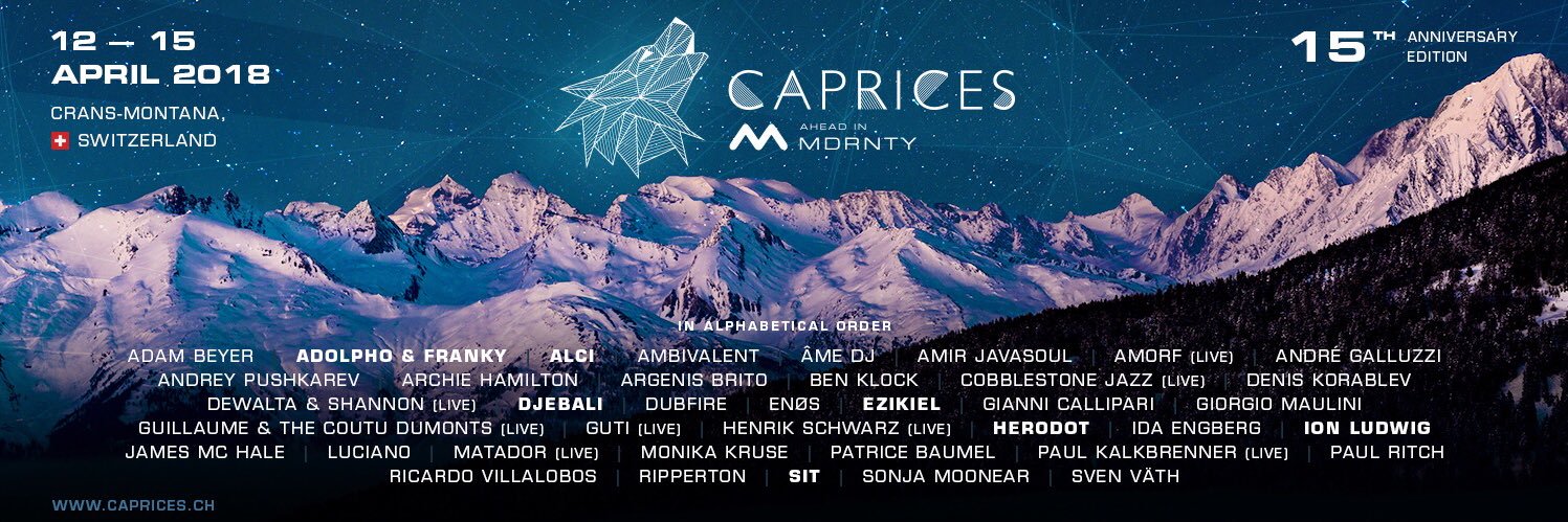 Caprices Festival banner