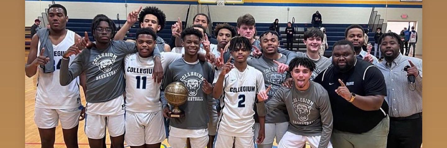 Collegium Boys Basketball banner