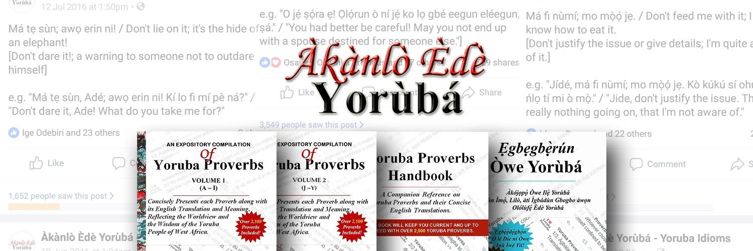 Yoruba Idioms banner