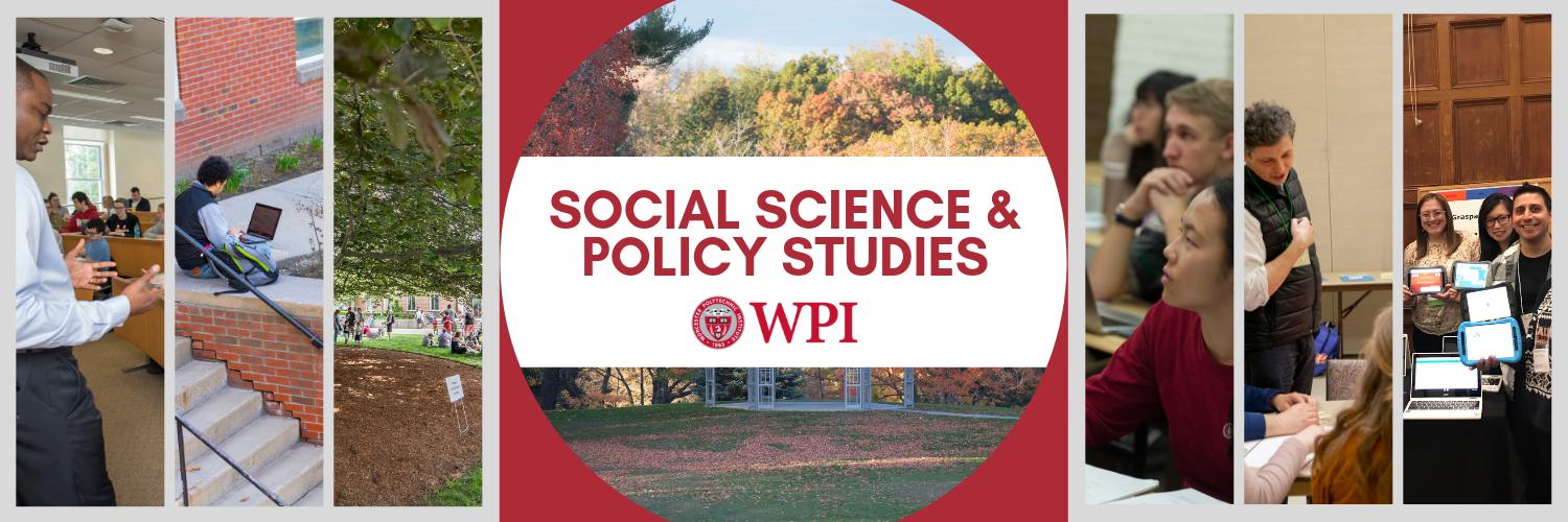 Social Science & Policy Studies @ WPI banner
