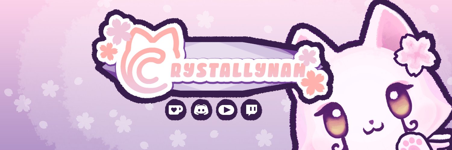 Crystallynah | Gamer Cat 🐱💮🌸's banner