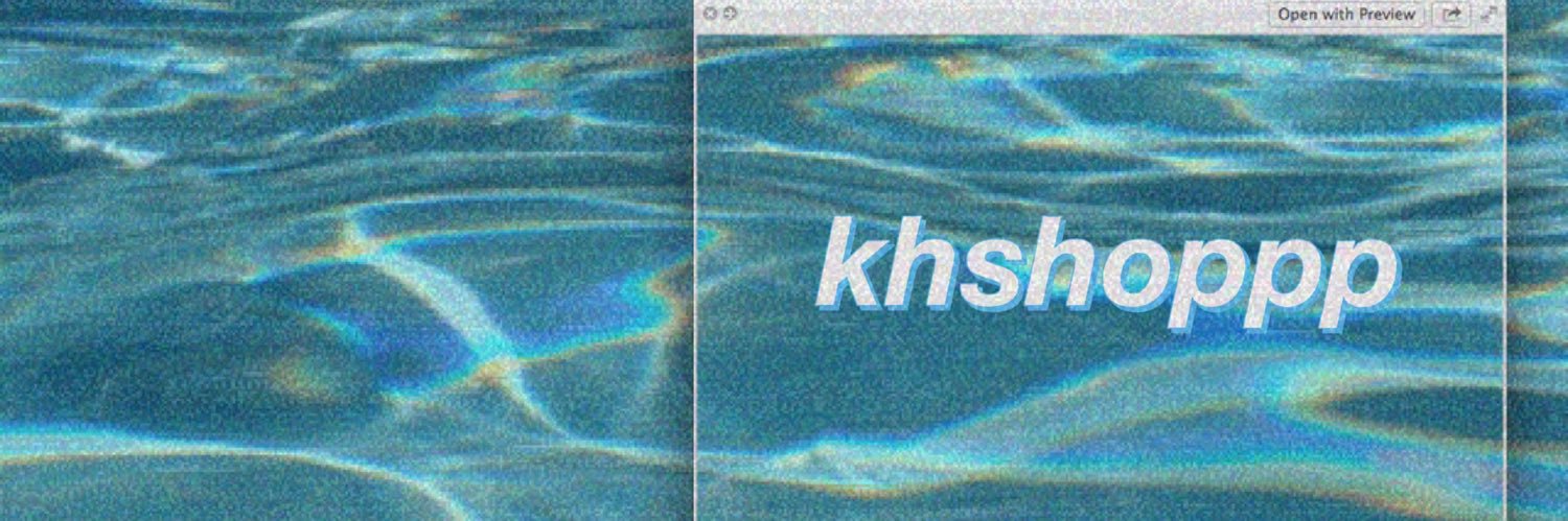 khshoppp's profile banner image