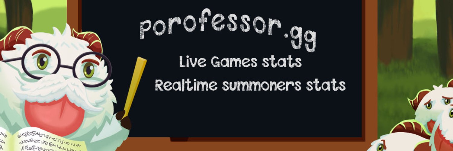 Porofessor.gg Profile Banner
