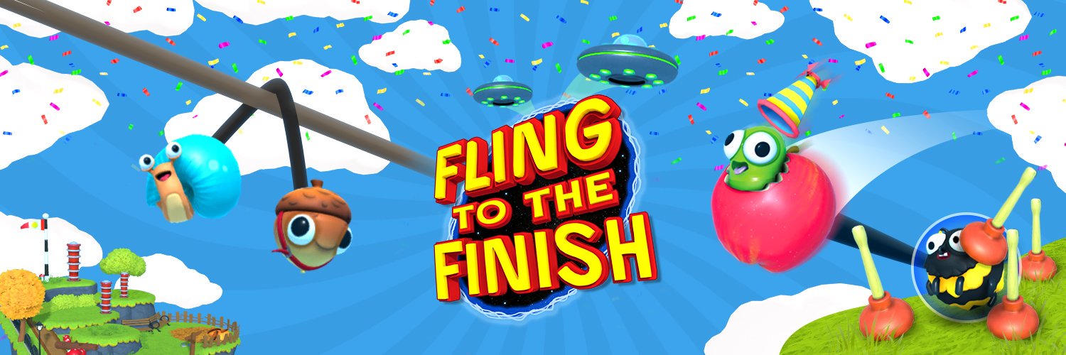 Fling to the Finish banner