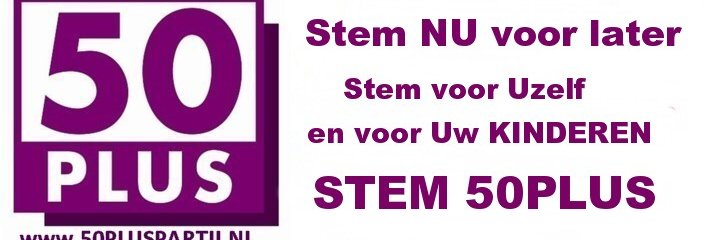 50PLUS Noord-Holland banner
