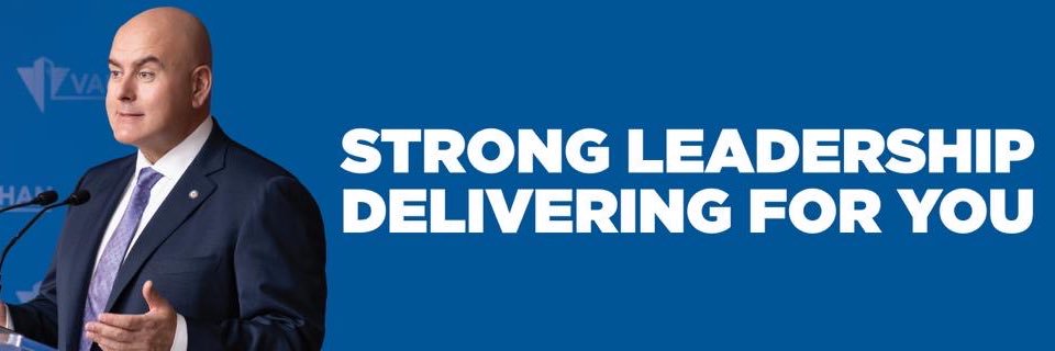 Steven Del Duca banner