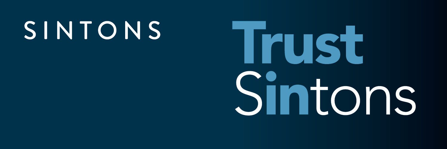 Sintons LLP banner